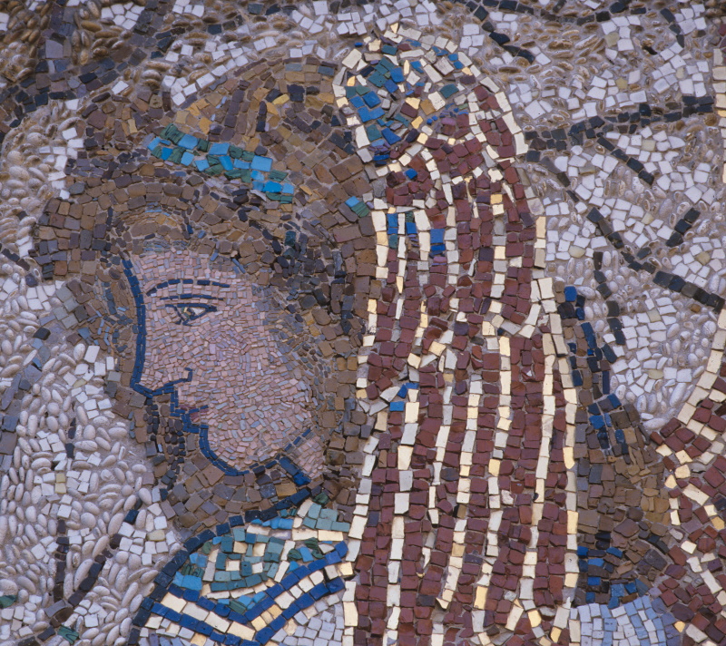 Cappella Giustiniani Bandini - particolare (mosaico A.Morani)