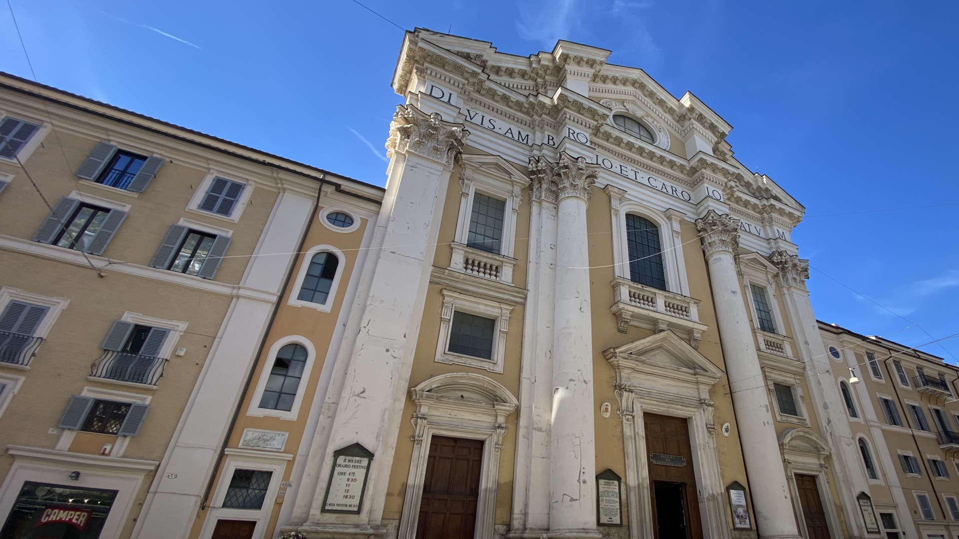 Basilica dei Santi Ambrogio e Carlo al Corso@Turismo Roma Basilica dei Santi Ambrogio e Carlo al Corso@Turismo Roma