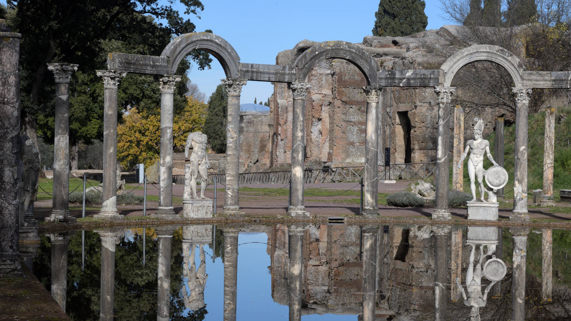 Canopo, Villa Adriana - courtesy of Le Villae - Villa Adriana e Villa d'Este-MiC