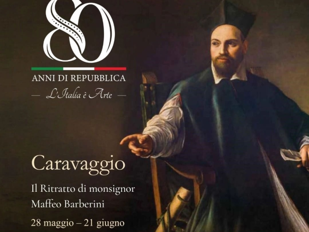 Caravaggio. Il Ritratto di monsignor Maffeo Barberini-Fonti: locandina ufficiale della mostra