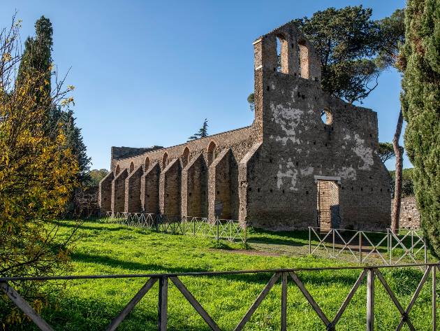Chiesa di San Nicola - Castrum Caetani ph. Parco Archeologico dell'Appia Antica Official Facebook