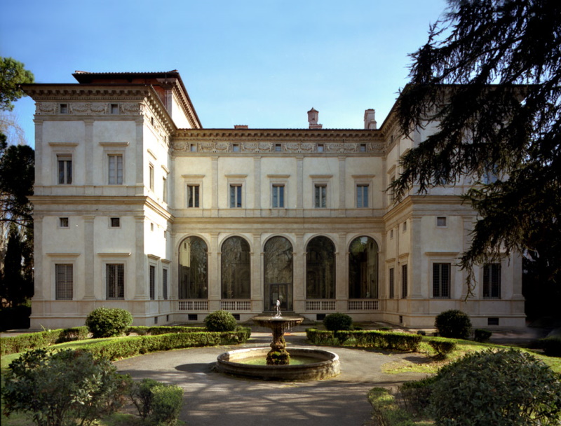 Villa Farnesina, facciata nord