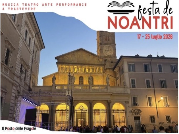 Festa de' Noantri 2026-Foto: locandina ufficiale della manifestazione Festa de' Noantri 2026-Foto: locandina ufficiale della manifestazione