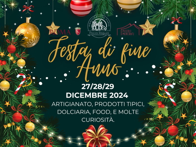 Festa di fine anno a piazza Ragusa