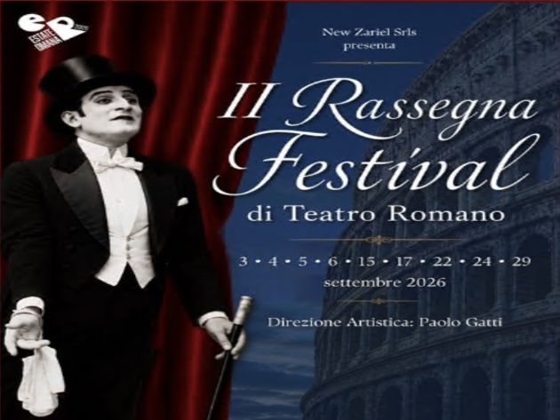 Festival Rassegna di Teatro Romano-Foto: locandina ufficiale della manifestazione