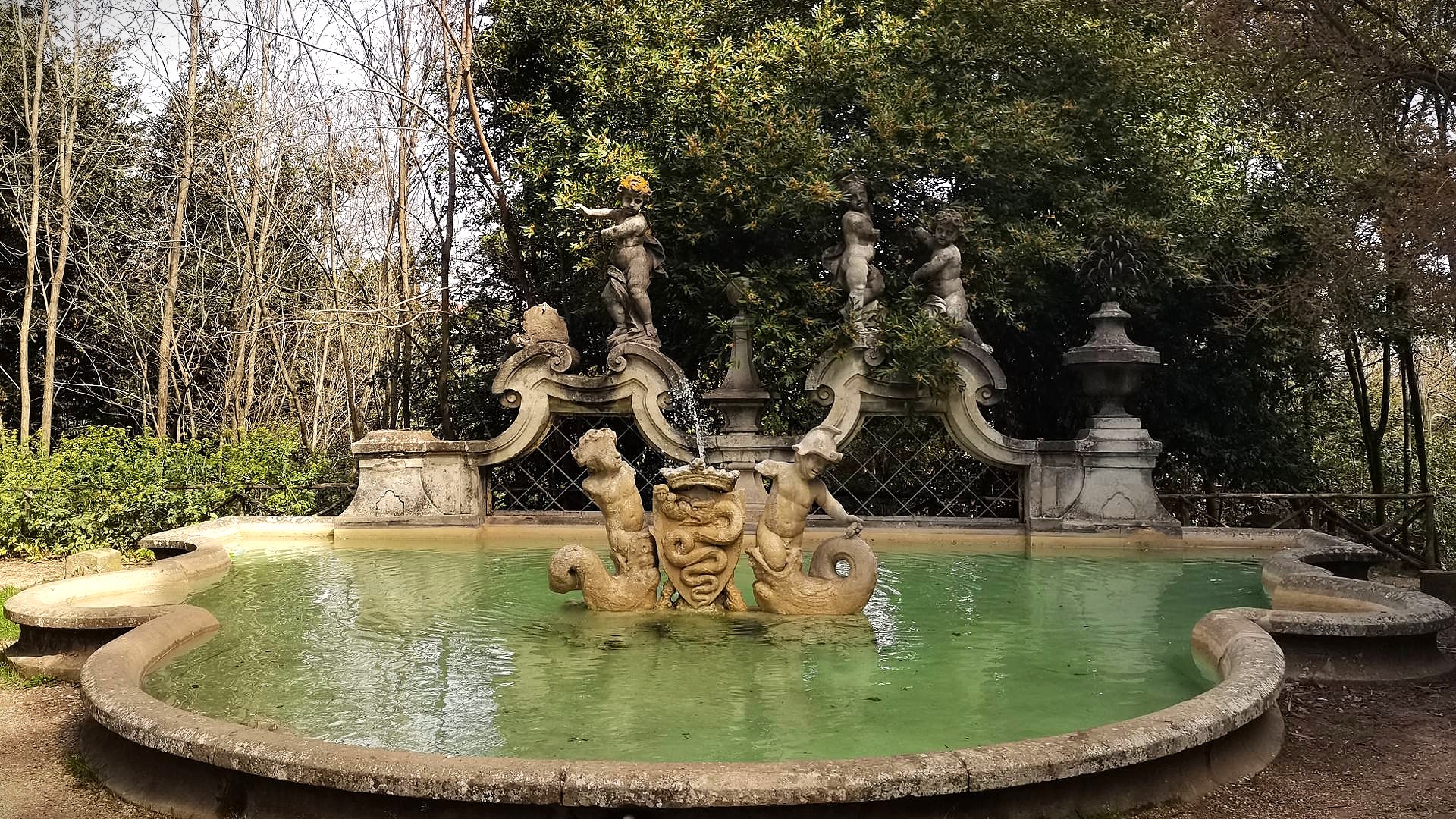 Foto: Fontana dei Putti a Villa Sciarra ph.Turismo Roma