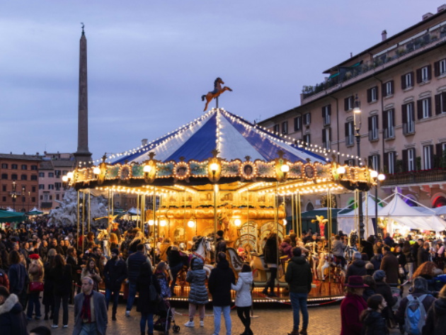 Giostrina in Piazza Navona ph. Turismo Roma