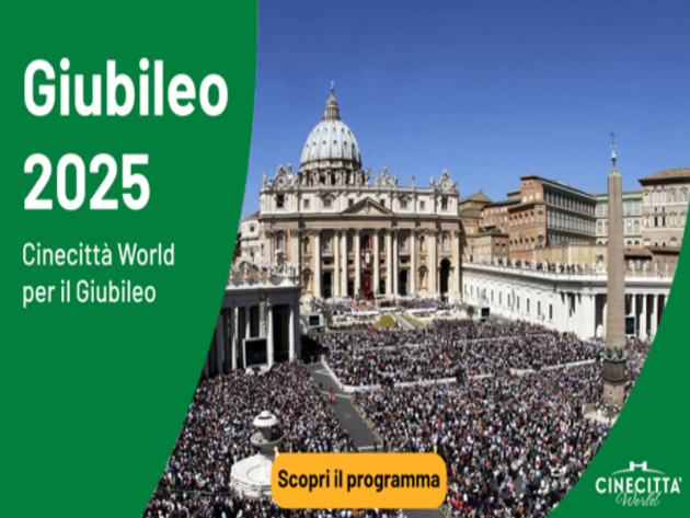 Giubileo 2025 - Cinecittà World si unisce alle celebrazioni dell’Anno Santo-Foto: locandina ufficiale dell'evento