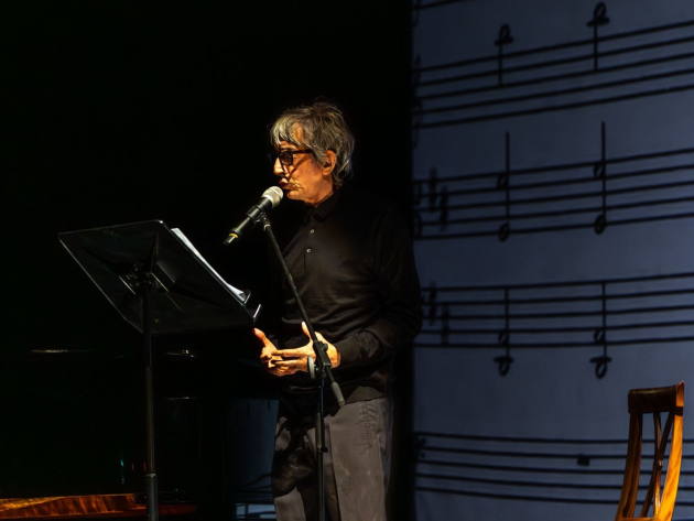 Sergio Rubini - Gli occhiali di Šostakovič-Foto: locandina ufficiale dello spettacolo