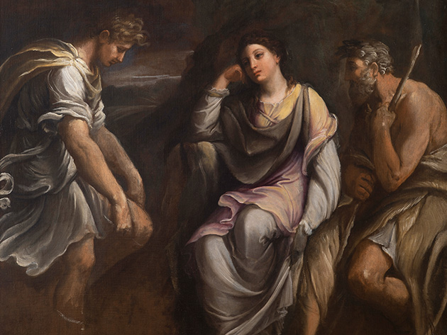 Guido Reni, Silvio, Dorinda e Linco, (Allegoria dell'amore rifiutato)