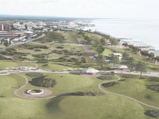 Il Parco del mare di Ostia prende forma: presentato il progetto durante e i tavoli di confronto con associazioni e operatori-Foto: progetto del nuovo Parco