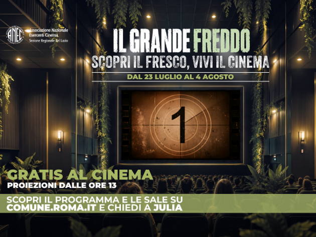Il grande freddo-Foto: locandina ufficiale della manifestazione Il grande freddo-Foto: locandina ufficiale della manifestazione