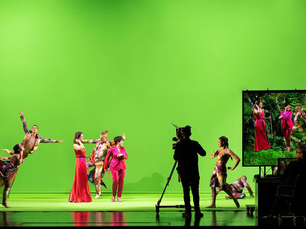 Il trionfo del Tempo e del Disinganno, Regula Mühlemann (Bellezza),Cecilia Bartoli (Piacere),Lawrence Zazzo (Disinganno) 2021 ph. SF-Monika Rittershaus 06