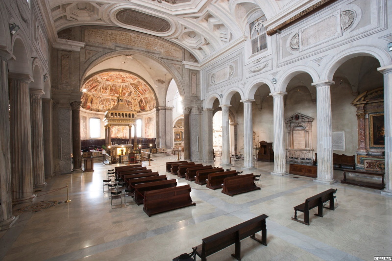 Interno della Basilica di San Pietro in Vincoli
