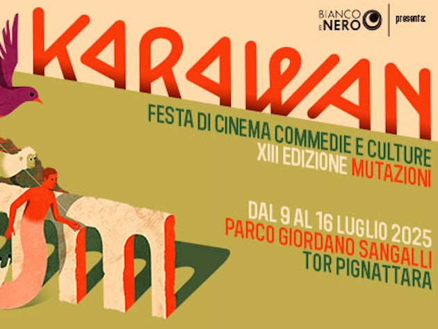 KARAWAN FEST 2025 - Festa di cinema, commedie e culture-Foto: locandina ufficiale della manifestazione KARAWAN FEST 2025 - Festa di cinema, commedie e culture-Foto: locandina ufficiale della manifestazione