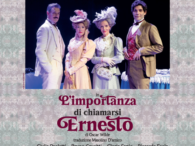 L'importanza di chiamarsi Ernesto-Foto: locandina ufficiale dello spettacolo L'importanza di chiamarsi Ernesto-Foto: locandina ufficiale dello spettacolo