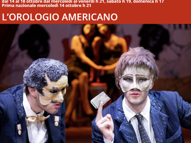 L’orologio americano-Foto: locandina ufficiale dello spettacolo