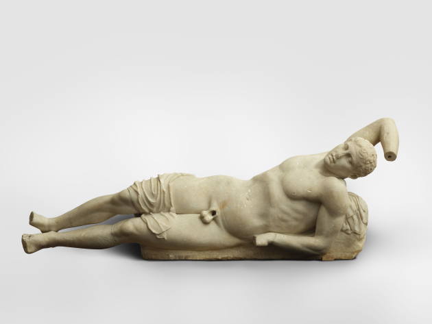 La Grecia a Roma-Foto: Niobide ferito, marmo pario, 440-430 a.C., Copenhagen, Ny Carlsberg Glyptotek La Grecia a Roma-Foto: Niobide ferito, marmo pario, 440-430 a.C., Copenhagen, Ny Carlsberg Glyptotek