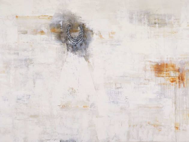 Pizzi Cannella, Le perle, 2019, tecnica mista su tela, cm. 155×200 Pizzi Cannella, Le perle, 2019, tecnica mista su tela, cm. 155×200