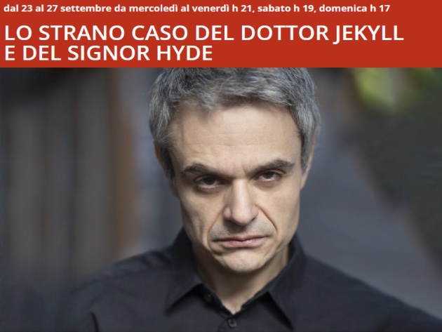 Lo strano caso del dottor Jekyll e del signor Hyde-Foto: locandina ufficiale dello spettacolo Lo strano caso del dottor Jekyll e del signor Hyde-Foto: locandina ufficiale dello spettacolo