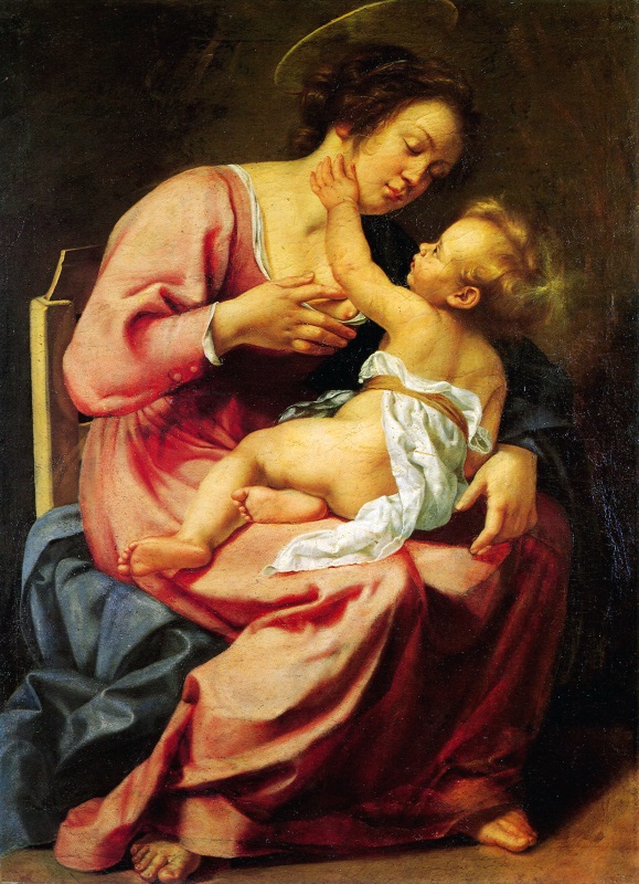 Madonna col Bambino - Artemisia Gentileschi, 1610 ca