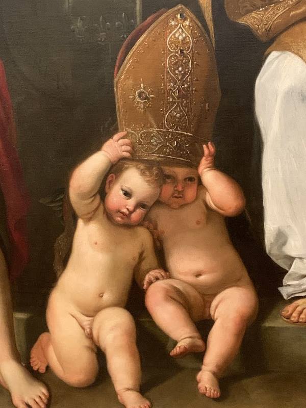 Madonna col bambino e i santi, dettaglio, Domenico Zampieri detto Domenichino