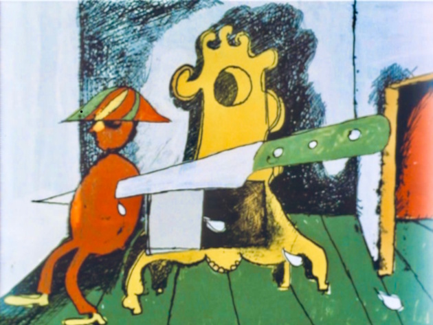 Magdalo Mussio. Fotogramma dal film Il fagiolo d'oro 1968