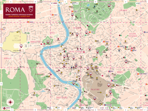 Mappa di Roma 2026