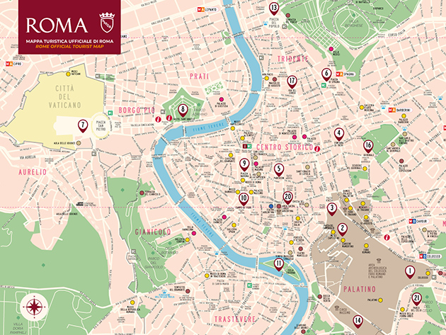 Mappa di Roma Mappa di Roma