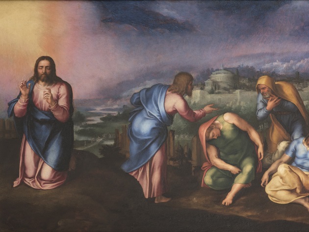4_Marcello Venusti, L’Orazione nell’orto, 1545-60 olio su tavola, cm 53x76 Roma, Gallerie Nazionali Barberini Corsini 4_Marcello Venusti, L’Orazione nell’orto, 1545-60 olio su tavola, cm 53x76 Roma, Gallerie Nazionali Barberini Corsini