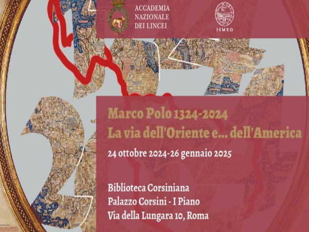 Mostra Marco Polo 1324-2024. La via dell'Oriente e ... dell'America-Foto: locandina ufficiale della mostra