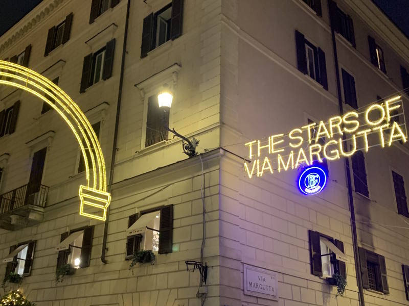 Luminarie Via del Babuino e via Margutta ph. Turismoroma Luminarie Via del Babuino e via Margutta ph. Turismoroma