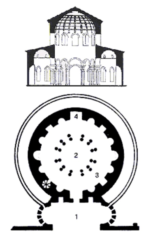 Mausoleo di Santa Costanza - Planimetria
