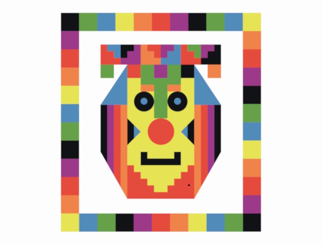 Mi fido di te di GeometricBang | Blu Art nel Municipio XII