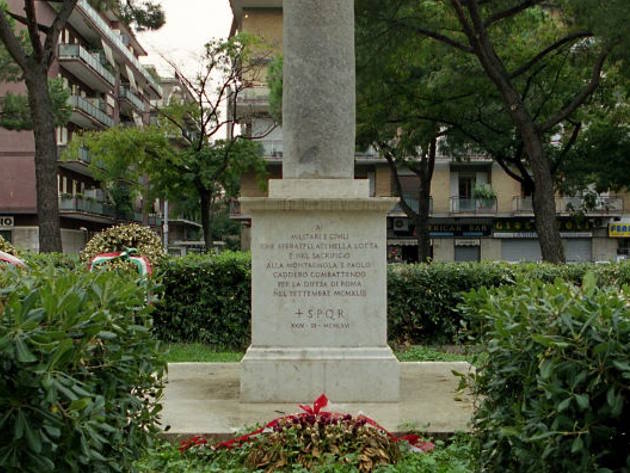 Monumento ai Caduti della Montagnola ph. Sovrintendenza Capitolina ai Beni Culturali