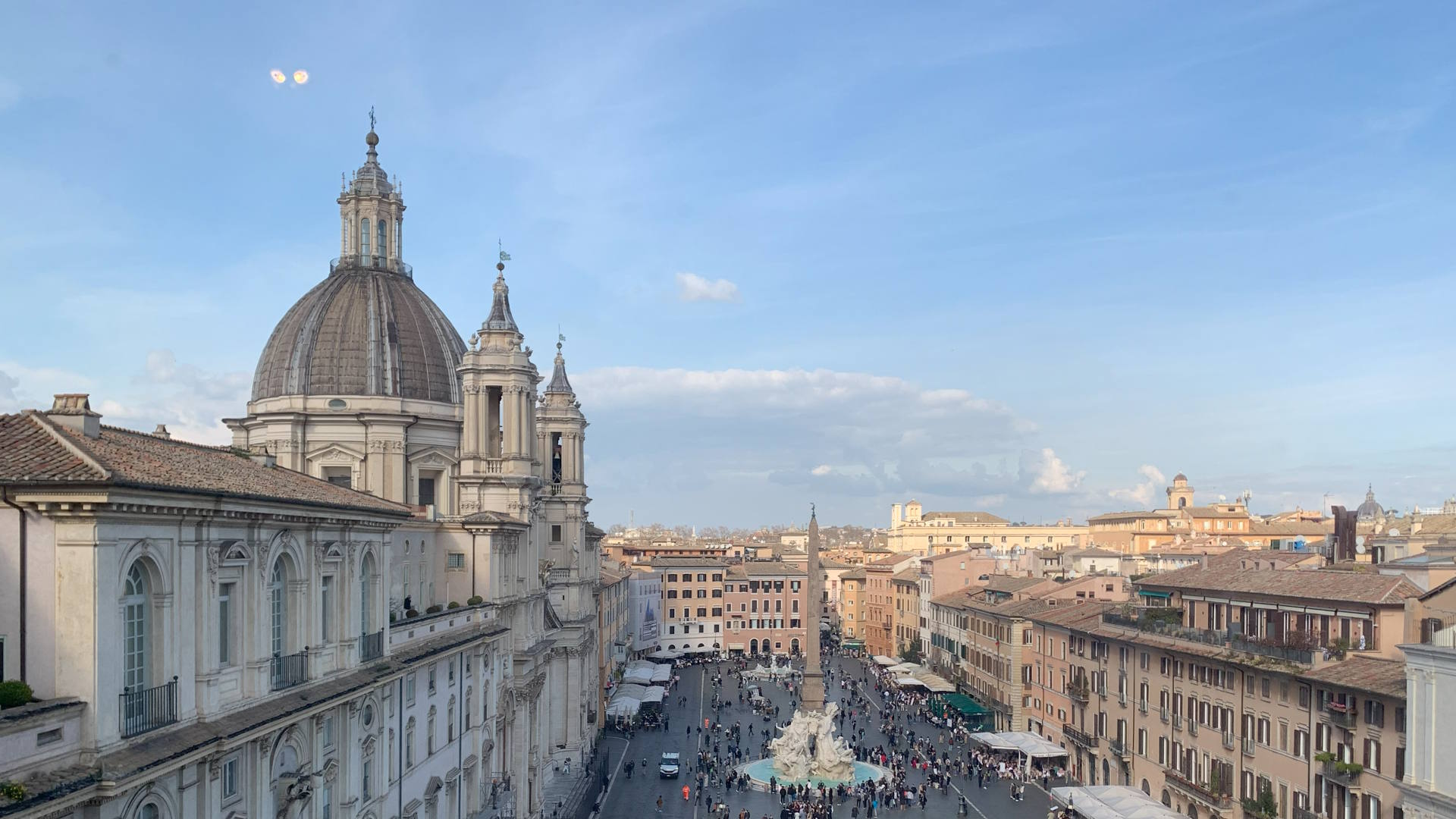 Vista su Piazza Navona da Palazzo Braschi