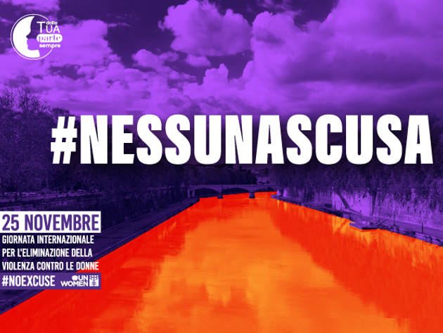  #NessunaScusa - Giornata Internazionale contro la la violenza sulle donne - ph. Roma Capitale website