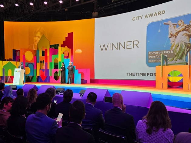 Roma Capitale vince lo Smart City Award allo Smart City Expo World Congress di Barcellona-Foto: pagina ufficiale Facebook di Roma Capitale 