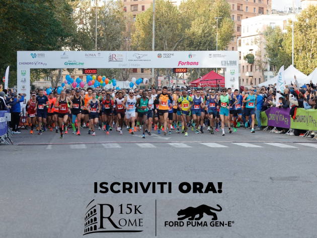 Rome 15K 2025-Foto: pagina ufficiale Facebook della manifestazione Rome 15K 2025-Foto: pagina ufficiale Facebook della manifestazione