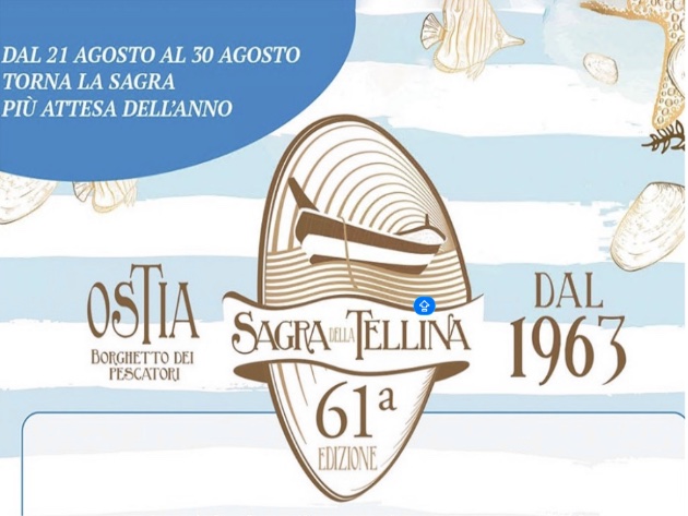 Sagra della Tellina al Borghetto dei Pescatori di Ostia 2026-Foto: locandina ufficiale della manifestazione Sagra della Tellina al Borghetto dei Pescatori di Ostia 2026-Foto: locandina ufficiale della manifestazione