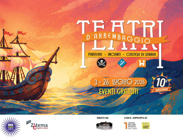 Teatri d'arrembaggio: Piraterie, InCanti e Castelli di Sabbia-Foto: locandina ufficiale della manifestazione