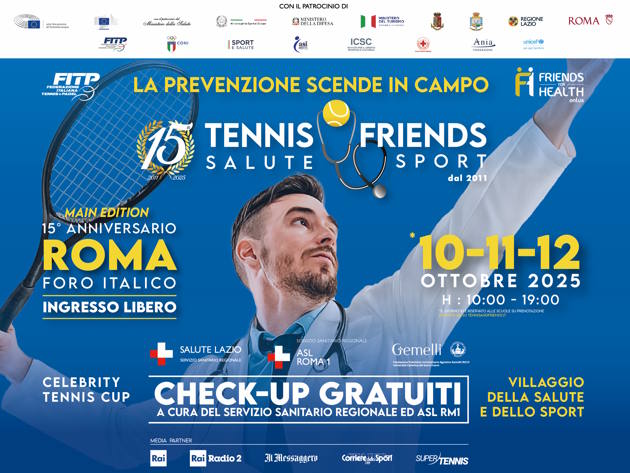 Locandina Tennis and Friends 2025 Main Edition