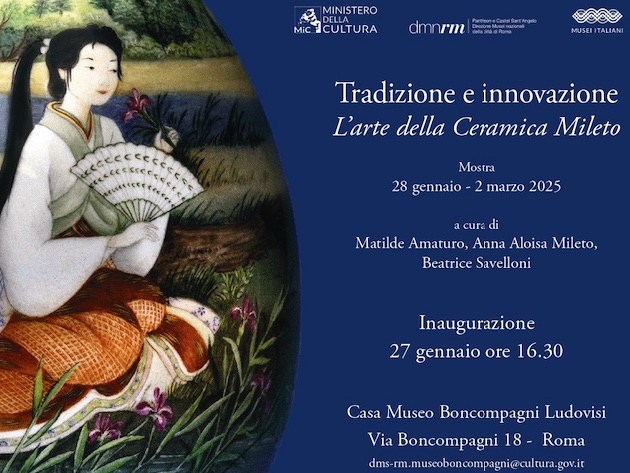 Tradizione e innovazione. L'arte della Ceramica Mileto-Foto: locandina ufficiale della mostra