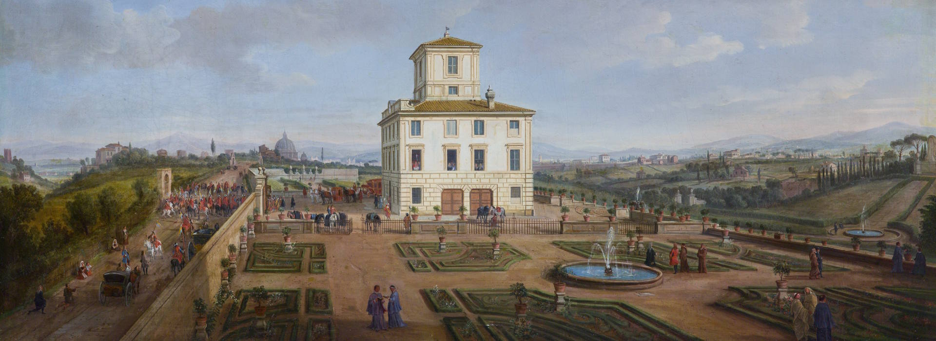 Van Wittel - Casino di Annibale Albani