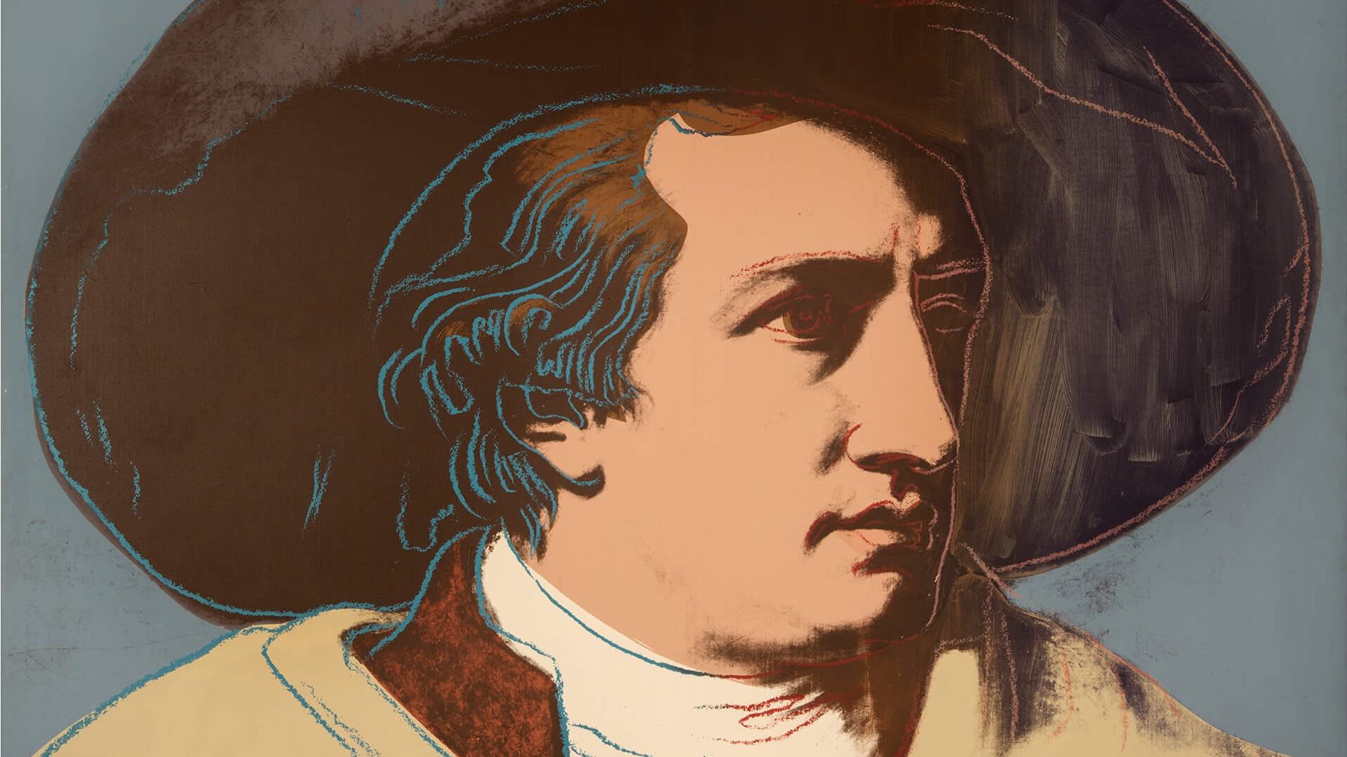 Andy Warhol: J.W. Goethe, serigrafia, 1982, Casa di Goethe