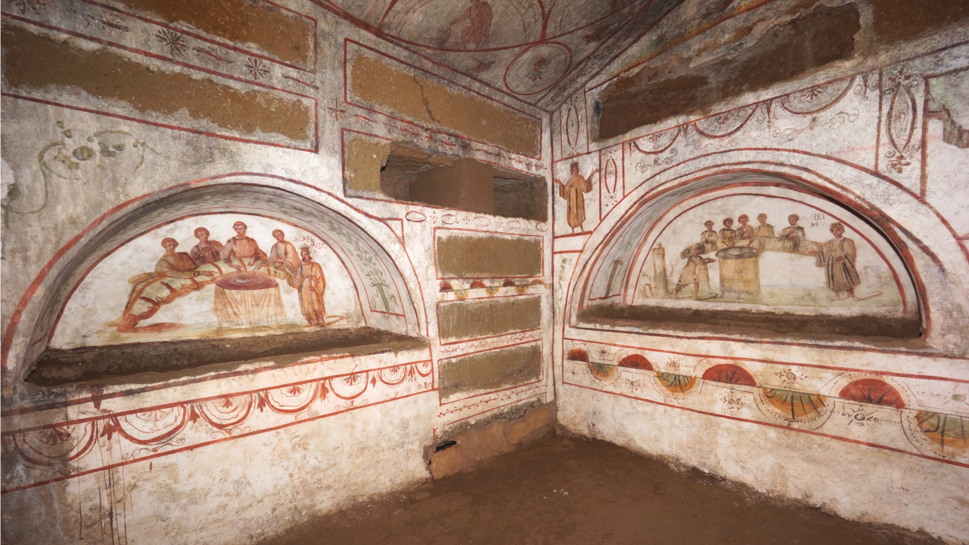 Foto Cubicolo Agapi Soprintendenza Speciale Archeologia Belle Arti e Paesaggio di Roma Foto Cubicolo Agapi Soprintendenza Speciale Archeologia Belle Arti e Paesaggio di Roma