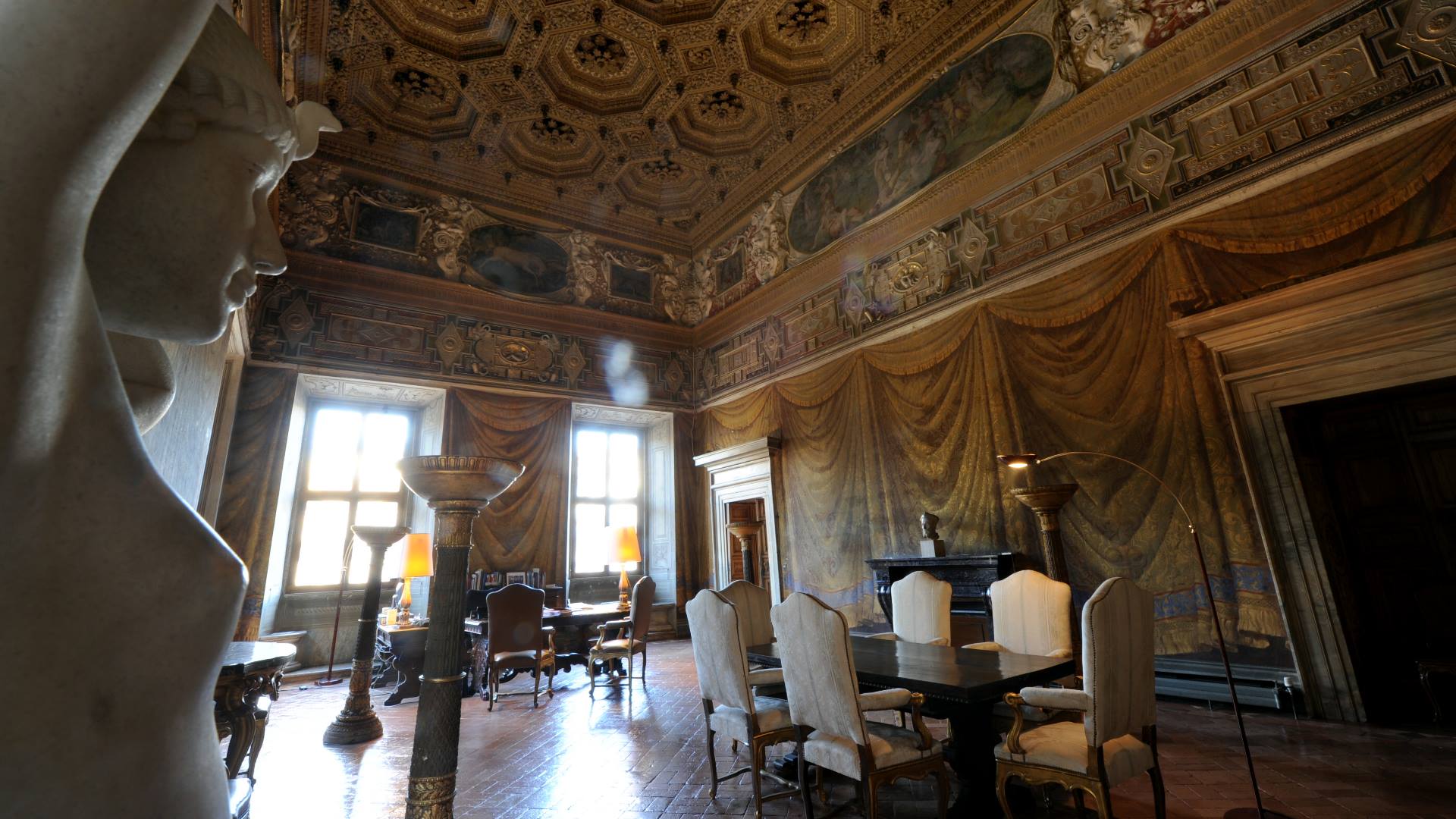 Palazzo Farnese, Camera del Cardinale - © Eric Vandeville - Ambassade de France