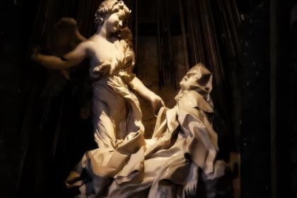 Estasi di Santa Teresa d'Avila, Gian Lorenzo Bernini, Chiesa di Santa Maria della Vittoria, Roma