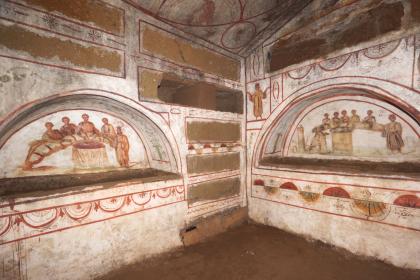 Foto Cubicolo Agapi Soprintendenza Speciale Archeologia Belle Arti e Paesaggio di Roma Foto Cubicolo Agapi Soprintendenza Speciale Archeologia Belle Arti e Paesaggio di Roma