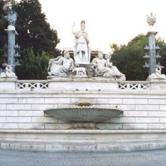 Fontana della Dea Roma ph. Sovrintendenza Capitolina ai Beni Culturali